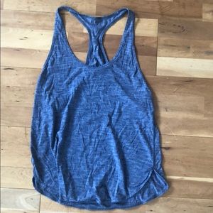 LuluLemon tank top in heather blue size 6